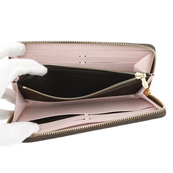 LOUIS VUITTON Portefeuille Clemence Monogram Rose Ballerine M61298 - Picture 5 of 13